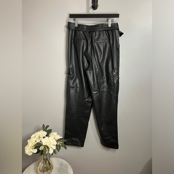 Leather cargo pants - Picture 3 of 5